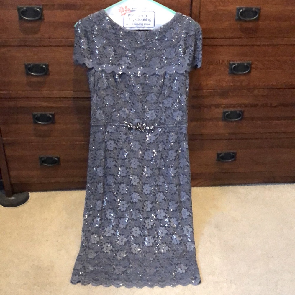 Size 8 Silver lace dress